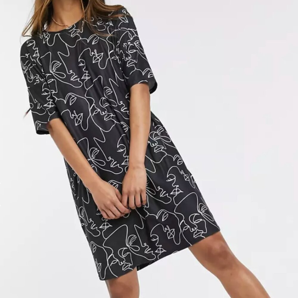 ASOS Urban Threads oversized t-shirt dress